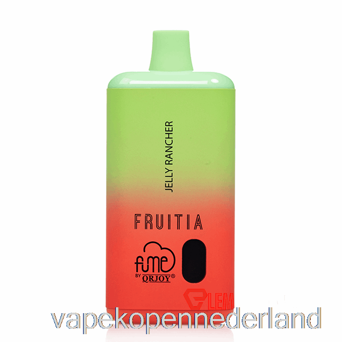 Elektronische Sigaret Vape Fruitia X Fume 8000 Wegwerp Jelly Rancher
